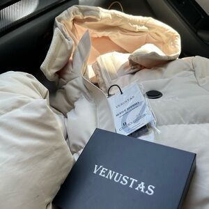 Brrr cold weather heated down jacket by Venustas